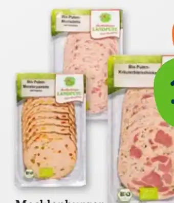 tegut Mecklenburger Landpute Bio-Geflügelwurstaufschnitt Angebot