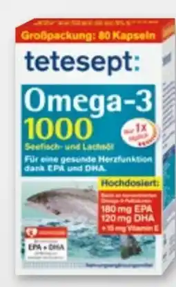 tegut Tetesept Omega-3 Lachsöl 1000 Angebot
