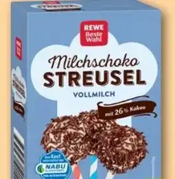 REWE Center Rewe Beste Wahl Milchschoko Streusel Angebot