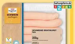 REWE Center Rewe Regional Schweine-Bratwurst Angebot