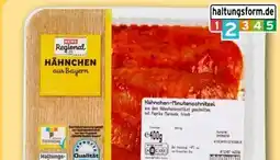 REWE Center Rewe Regional Hähnchen-Minutenschnitzel mariniert Angebot