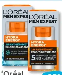 Budni L'Oréal Paris Men Expert Hydra Energy Tagespflege Angebot