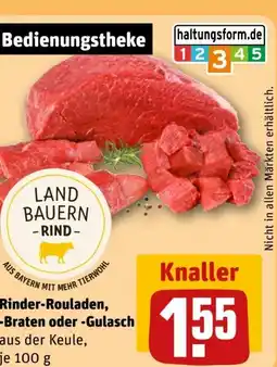 REWE Metzgerei Landbauern Rinder-Rouladen Angebot