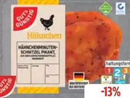 Edeka Gut & Günstig Hähnchen-Minuten-Steaks Angebot