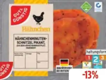 Edeka Gut & Günstig Hähnchen-Minuten-Steaks Angebot