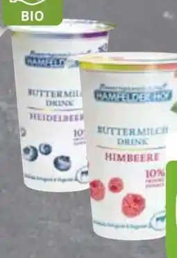 Edeka Hamfelder Hof Bio Buttermilch Drink Heidelbeere Angebot