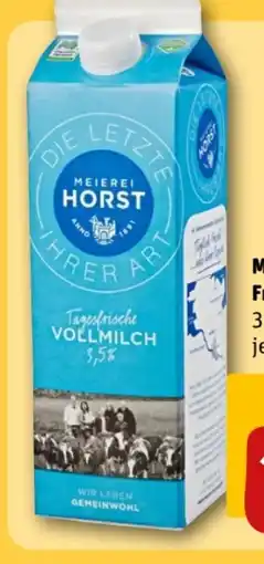 REWE Center Meierei Horst Vollmilch Angebot