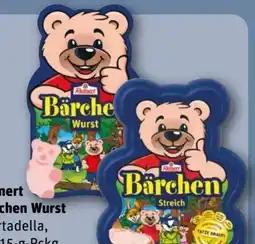REWE Reinert Bärchen-Wurst Mortadella Angebot