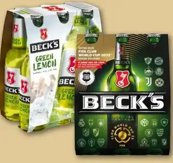 REWE Center Beck's Green Lemon Angebot