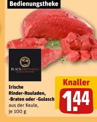 REWE Metzgerei Black Premium Rinder-Rouladen Angebot