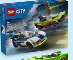 Aldi Süd LEGO City Verfolgungsjagd mit Polizeiauto und Muscle Car 60415 Angebot