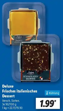 Lidl Deluxe Frisches italienisches Dessert Angebot