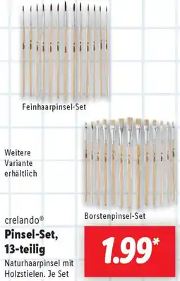 Lidl crelando Pinsel-Set, 13-teilig Angebot