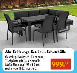 Aldi Süd Alu-Ecklounge-Set, inkl. Schutzhülle Angebot
