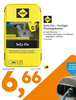 Globus Baumarkt SAKRET Setz-Fix - Fertiger Montagebeton Angebot