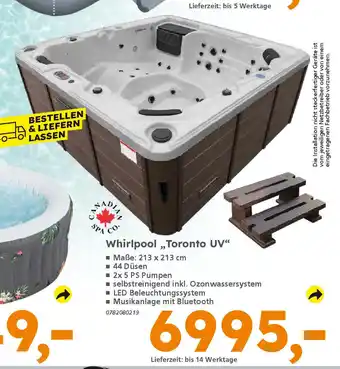Globus Baumarkt CANADIAN SPA Co. Whirlpool,,Toronto UV" Angebot