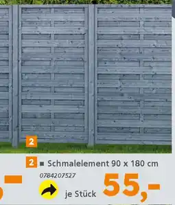 Globus Baumarkt Schmalelement 90 x 180 cm Angebot