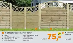 Globus Baumarkt Sichtschutzzaun „Potsdam" Angebot