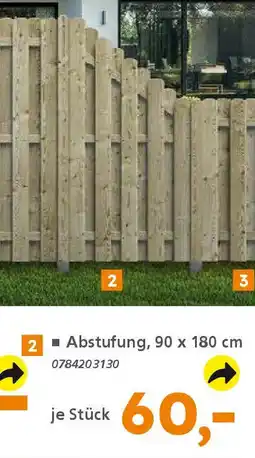 Globus Baumarkt Abstufung, 90 x 180 cm Angebot