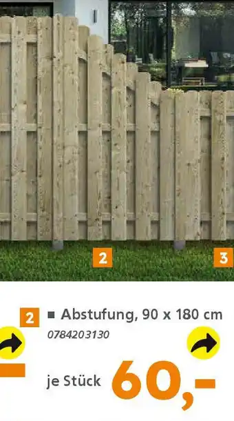 Globus Baumarkt Abstufung, 90 x 180 cm Angebot