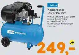 Globus Baumarkt Güde Kompressor „405/10/50" Angebot