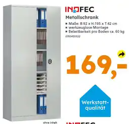 Globus Baumarkt INOFEC Metallschrank Angebot