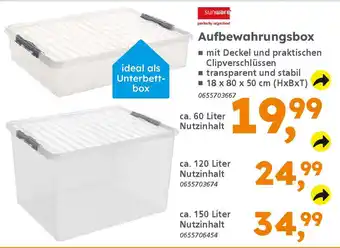 Globus Baumarkt Sunware Aufbewahrungsbox Angebot