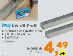 Globus Baumarkt KNAUF UW-dB-Profil Angebot