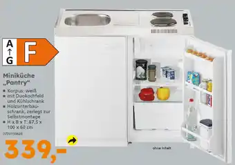 Globus Baumarkt Miniküche „Pantry" Angebot