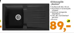 Globus Baumarkt Einbauspüle ,,Boston" Angebot