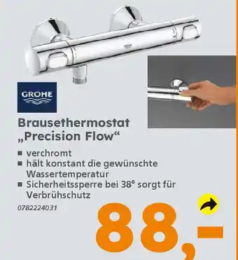 Globus Baumarkt GROHE Brausethermostat ,,Precision Flow" Angebot