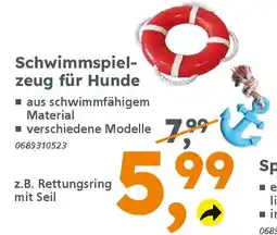 Globus Baumarkt Schwimmspielzeug für Hunde Angebot