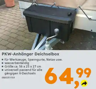 Globus Baumarkt PKW-Anhänger Deichselbox Angebot