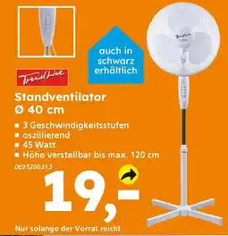 Globus Baumarkt TrendLine Standventilator Ø 40 cm Angebot