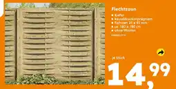 Globus Baumarkt Flechtzaun Angebot