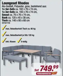 Poco Loungeset Rhodos Angebot