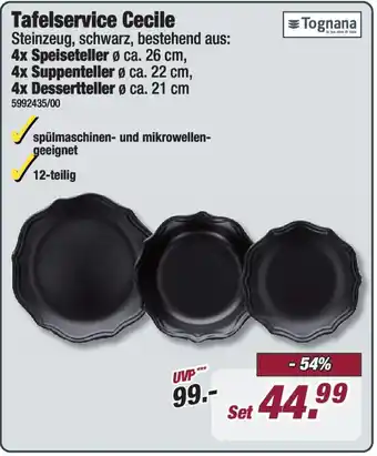Poco Tognana Tafelservice Cecile Angebot