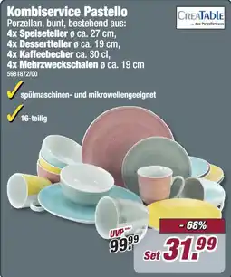 Poco CREATABLE Kombiservice Pastello Angebot