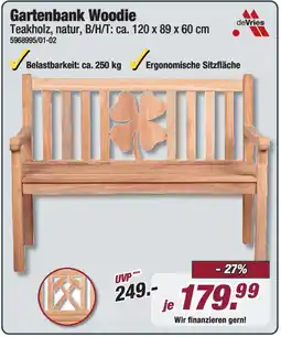 Poco deVries Gartenbank Woodie Angebot