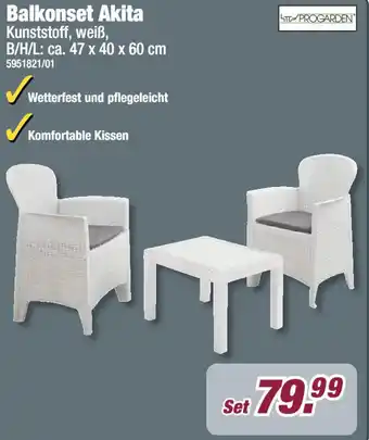 Poco PROGARDEN Balkonset Akita Angebot