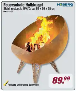 Poco HOBERG Feuerschale Halbkugel Angebot