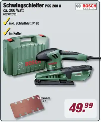 Poco BOSCH Schwingschleifer PSS 200 A Angebot