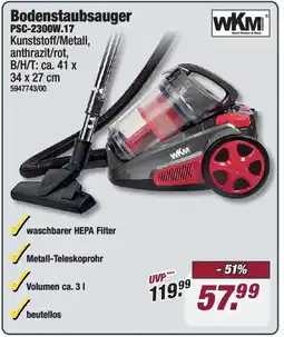 Poco WKM Bodenstaubsauger PSC-2300W.17 Angebot
