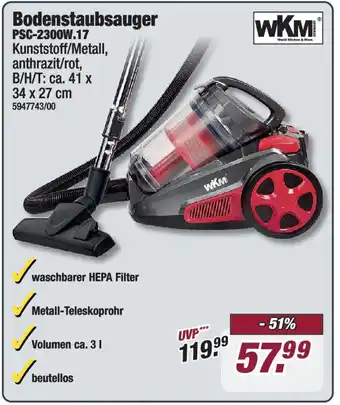 Poco WKM Bodenstaubsauger PSC-2300W.17 Angebot