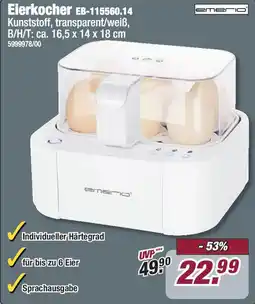 Poco Emerio Eierkocher EB-115560.14 Angebot
