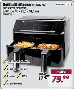 Poco Emerio Heißluftfritteuse AF-130376.1 Angebot