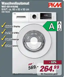 Poco PKM Waschvollautomat WA7-ES1416/AQ Angebot