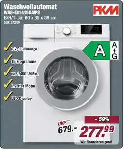 Poco PKM Waschvollautomat WA8-ES1415DAIPS Angebot