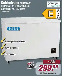 Poco Gorenje Gefriertruhe FH308EAW Angebot