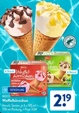 Aldi Süd Mucci Waffelhörnchen Angebot
